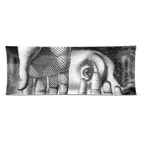 Tema e Variazioni tray no. 154 in porcelain - Black & White