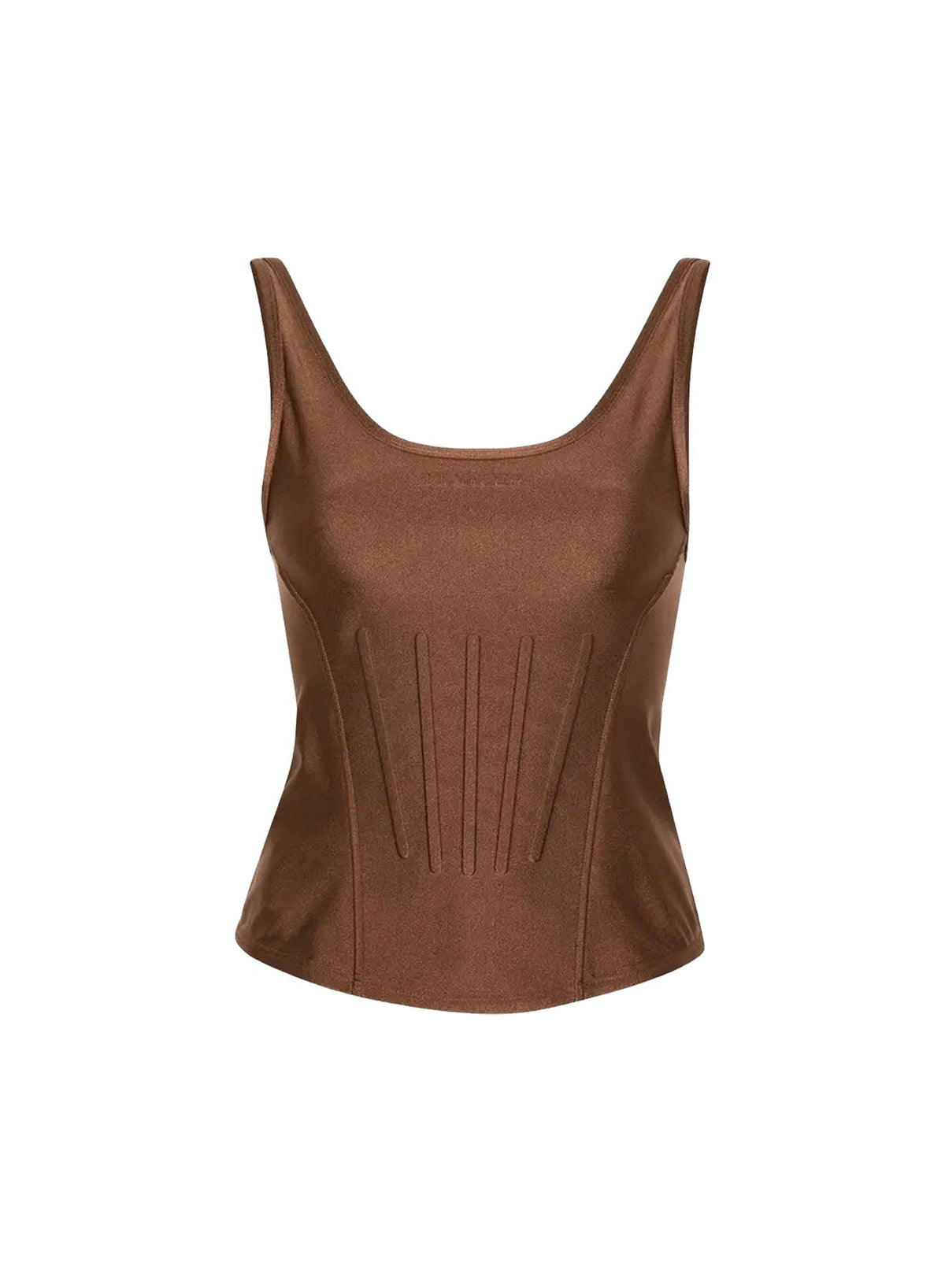 CINNAMON // cinnamon corseted tank top