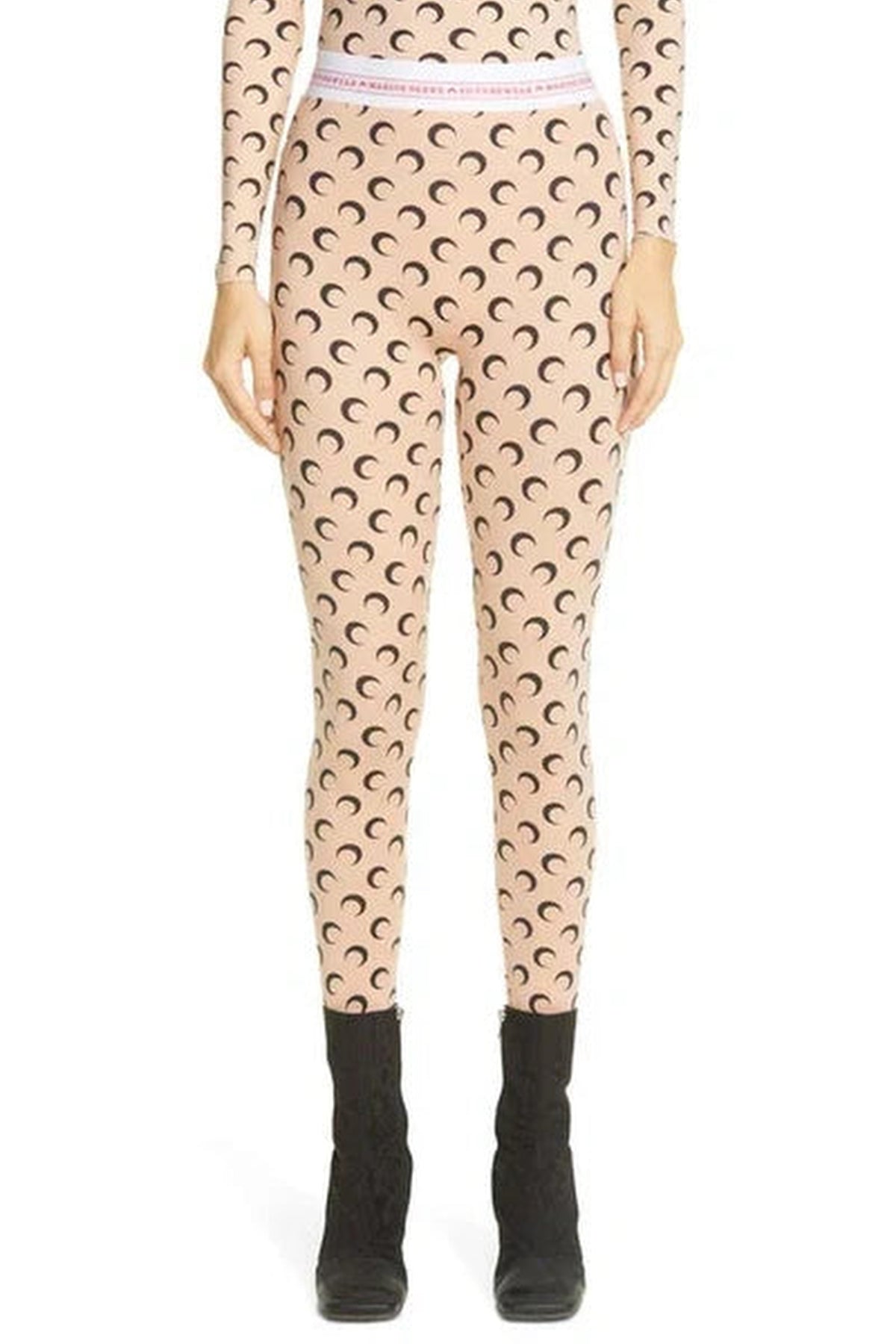 Legging en jersey - All Over Moon Tan