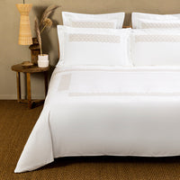 INTRECCIO  EMBROIDERY / DOUBLE HOUSSE DE COUETTE