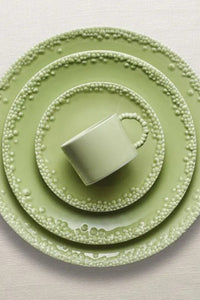 170€ // Petit bol Haas Mojave en porcelaine - Vert & Or
