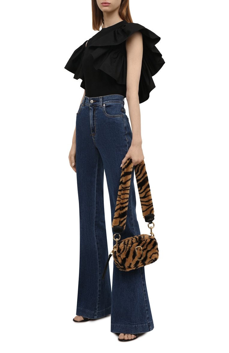 PAS INFO   Sac à bandoulière Softshot en fausse fourrure - Big Eyes