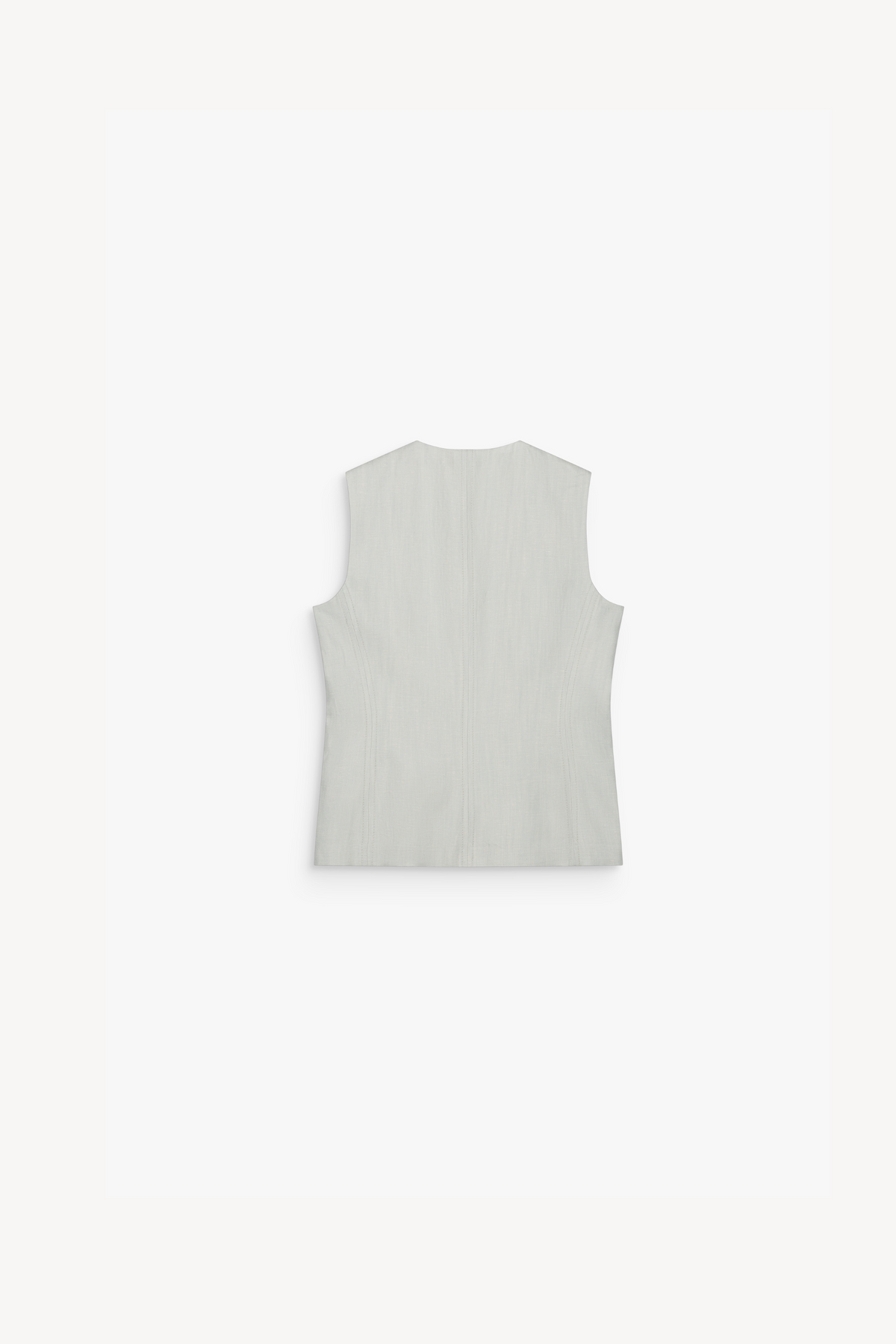 Gilet sans manches col v - Vert d'Eau