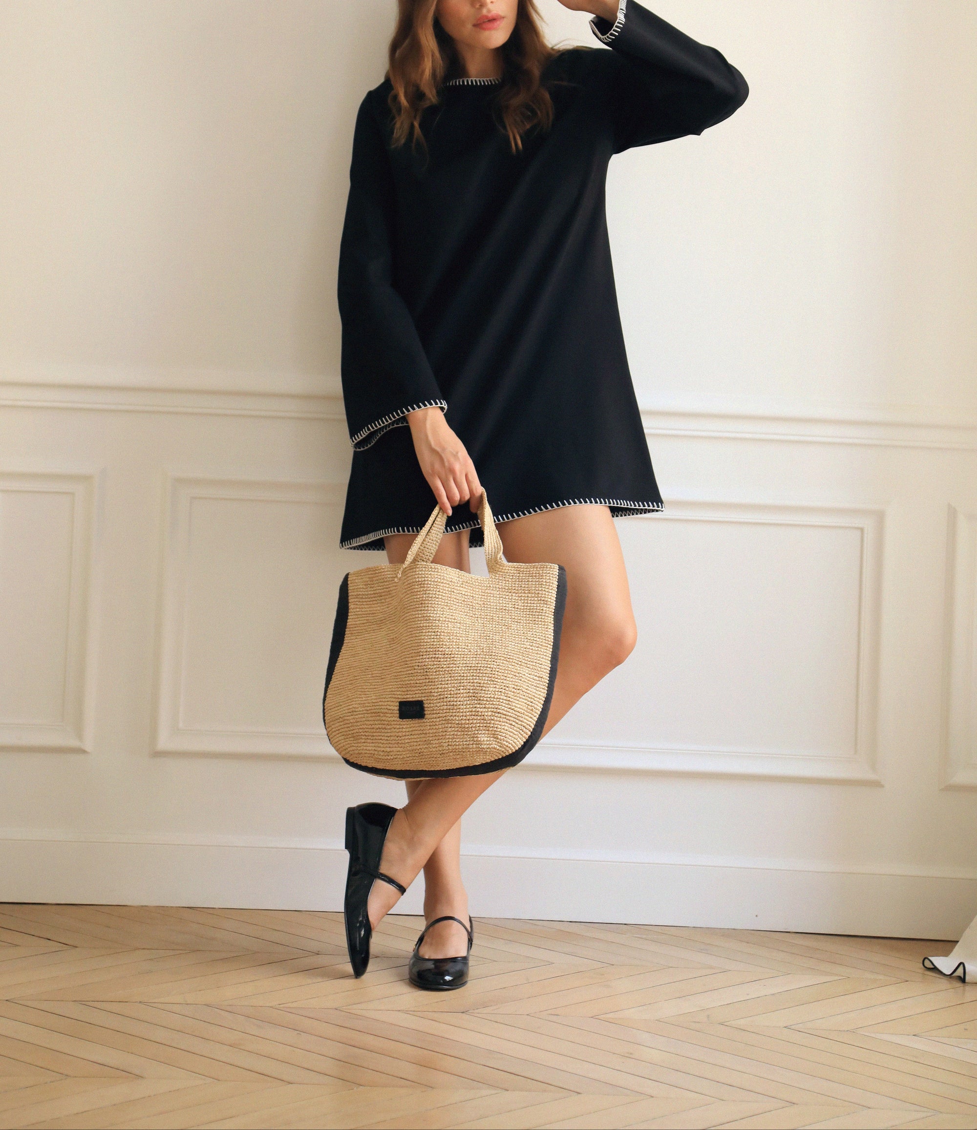 Robe courte Le Jacob - Noir