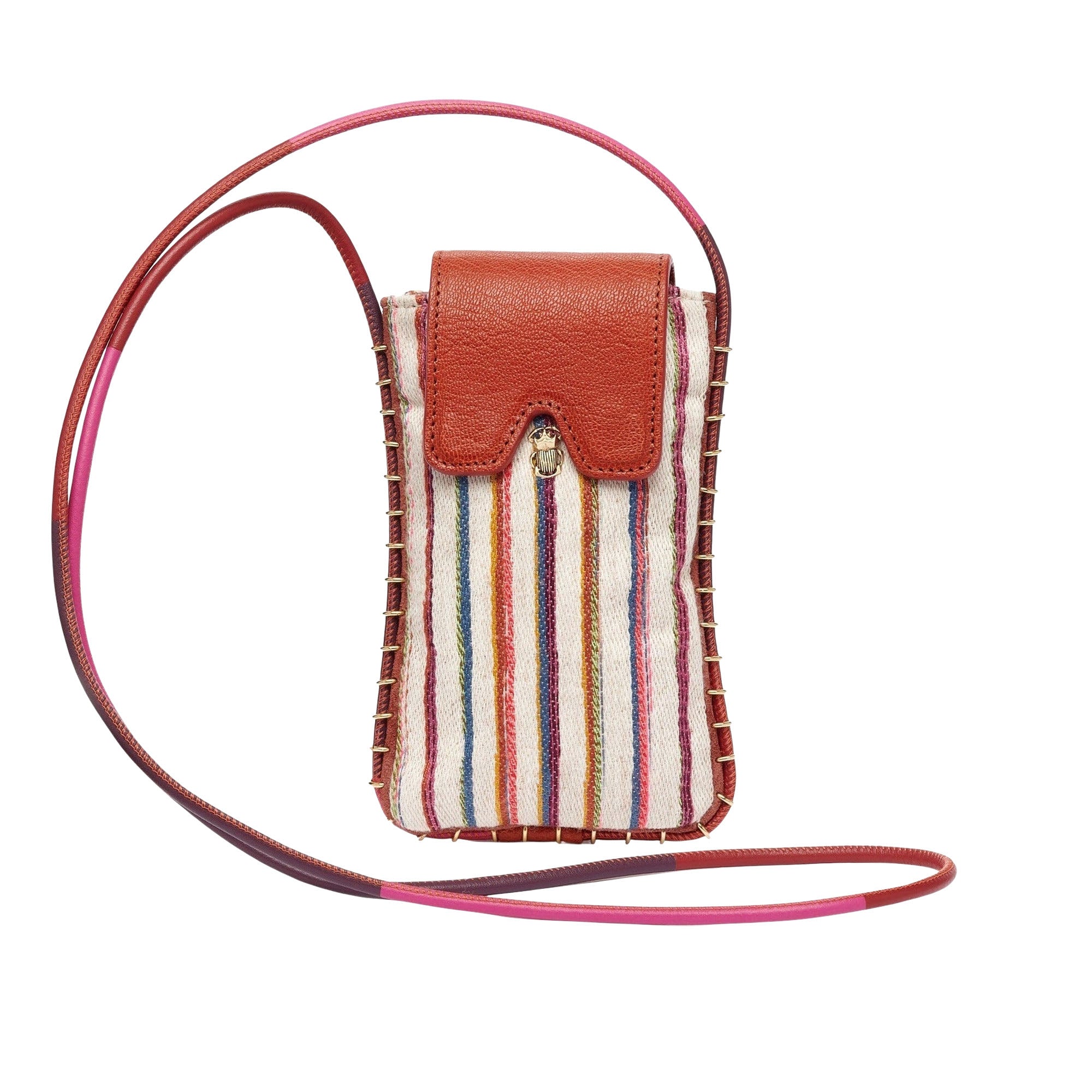 ZZ HORS LIGNE Étui à lunettes Emile en cuir - Tsumugi