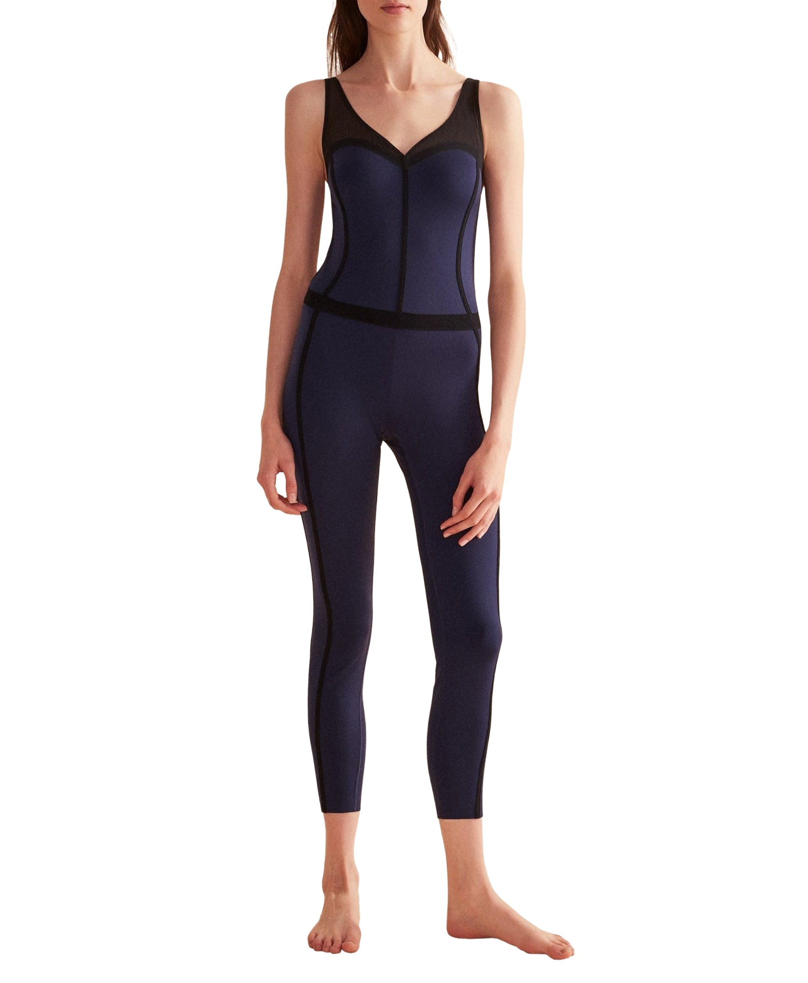 Combinaison Corset - Navy & Black