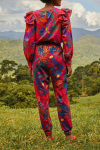 Blouse Tie Dye Forest - Rose