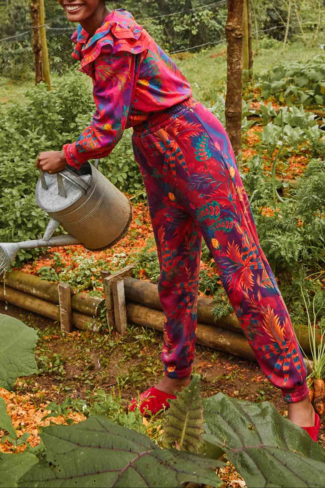 Blouse Tie Dye Forest - Rose