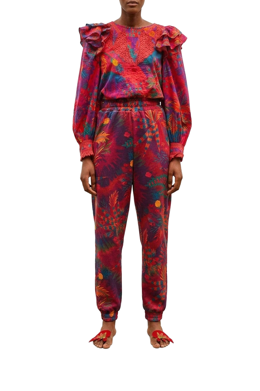 Blouse Tie Dye Forest - Rose