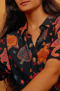 Animal Sky shirt - Black