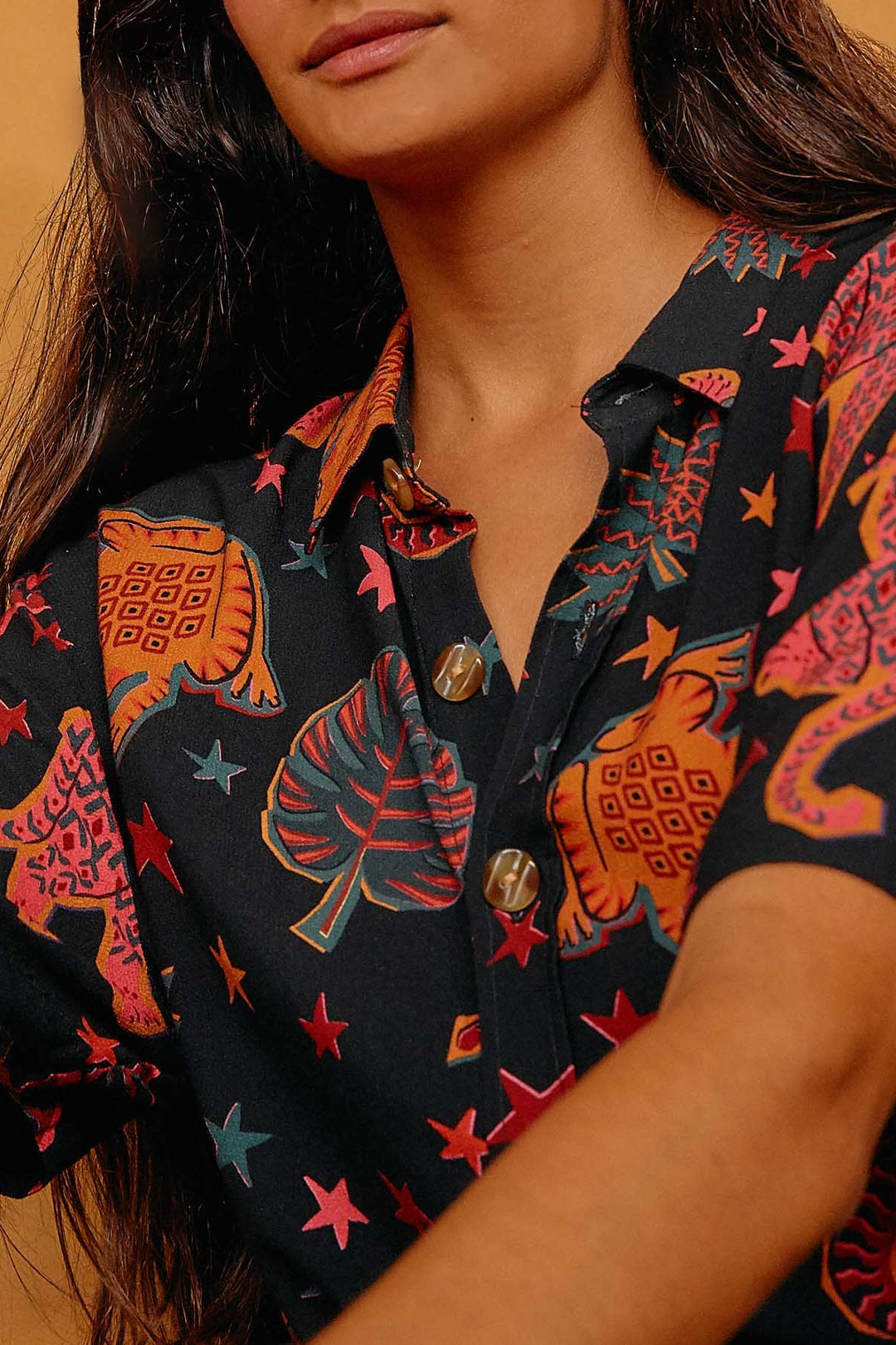 Animal Sky shirt - Black