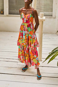 Robe longue Fruit Salad - Multicolore