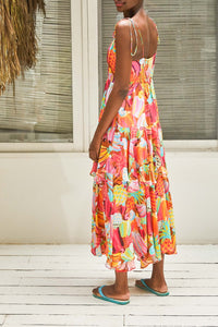 Robe longue Fruit Salad - Multicolore