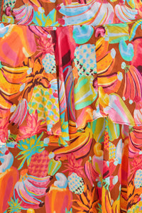 Robe longue Fruit Salad - Multicolore