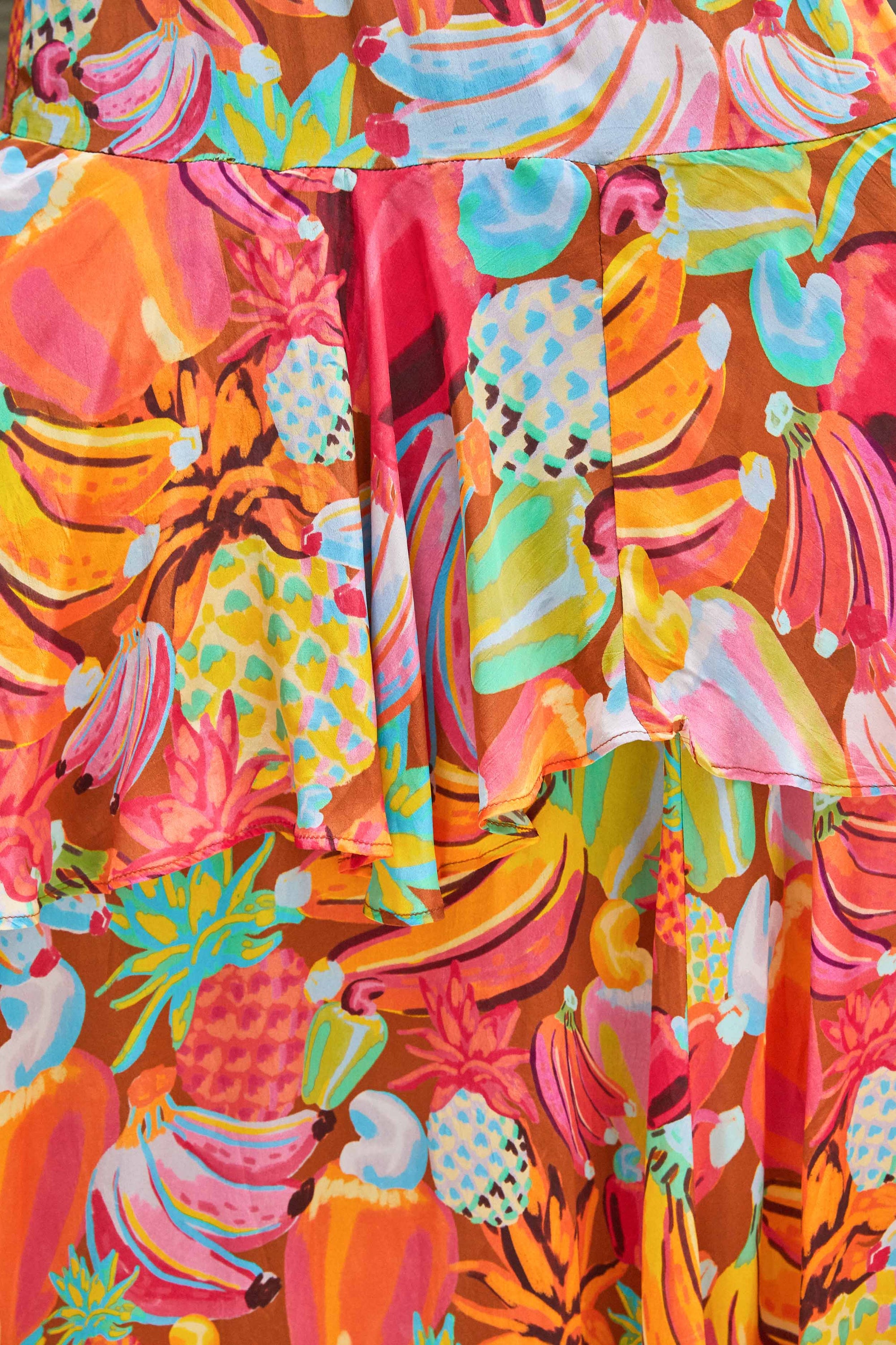 Robe longue Fruit Salad - Multicolore