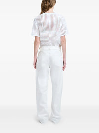 T-shirt Kimia en crochet - Off White