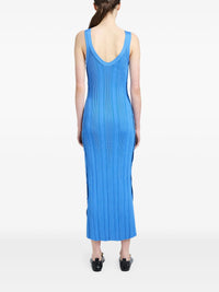 Ellis dress with mesh straps - Blue