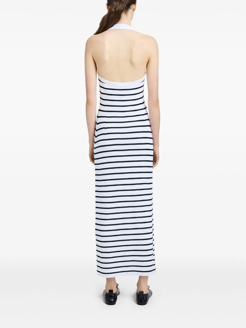 Meryl striped dress - White Multicolor