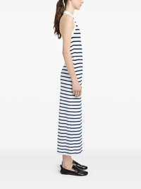 Meryl striped dress - Black Multicolor