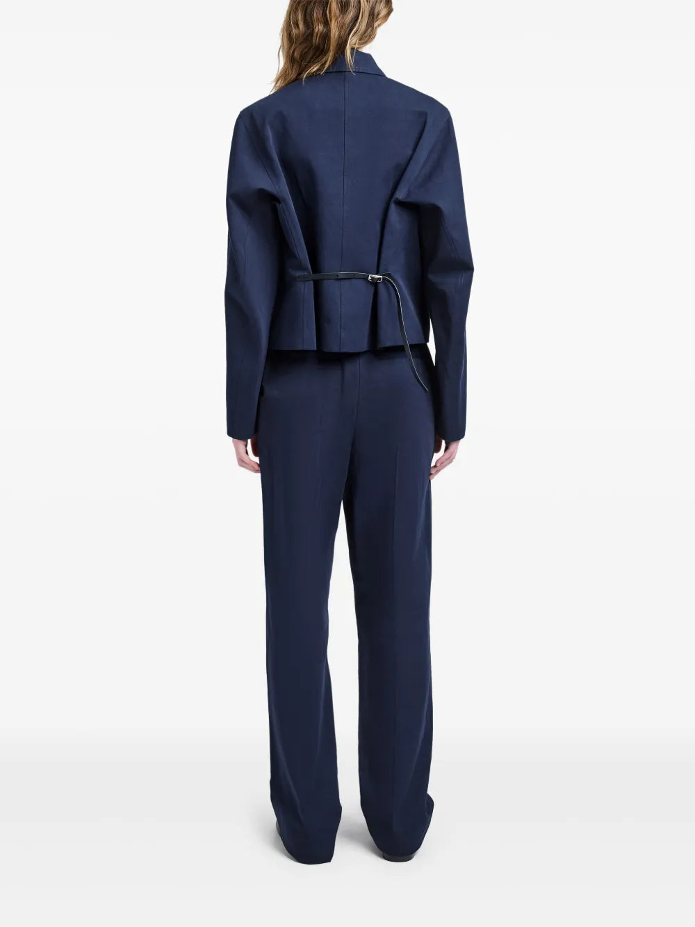 Veste courte boutonné à poches - Navy