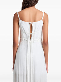 Robe Evelyn à bretteles fines - White