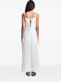 Robe Evelyn à bretteles fines - White