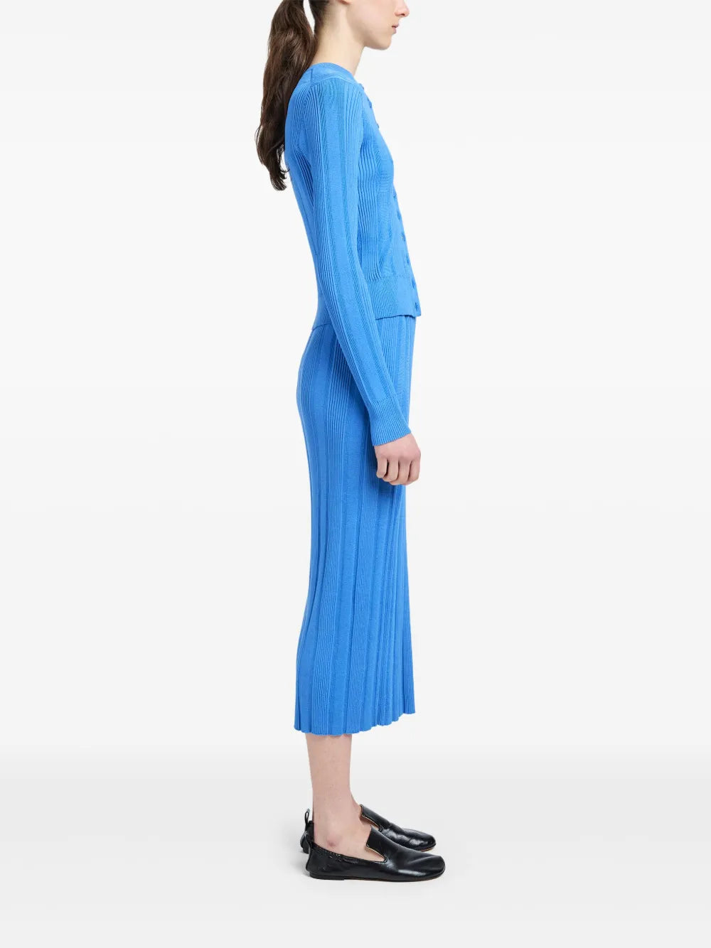 Jupe Ryanne en maille - Blue