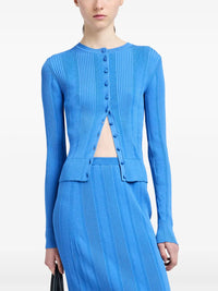 Pull à manches longues en maille - Blue