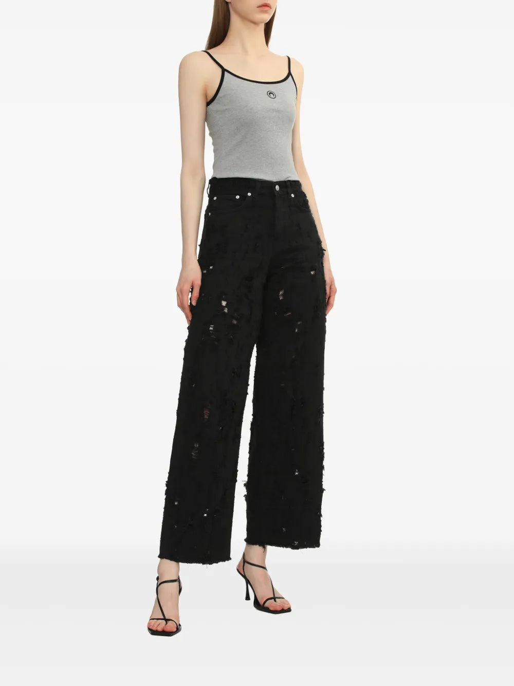 Top Moon en coton - Grey