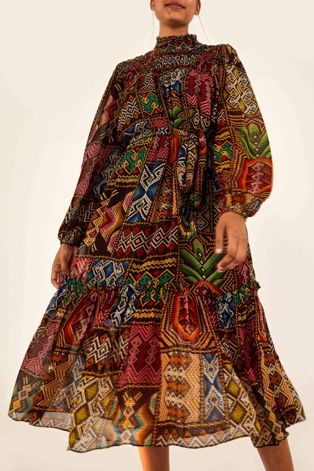 Robe midi Rauti - Noir