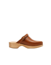 Classic clogs 70's 50 in leather - Cuoio Leather