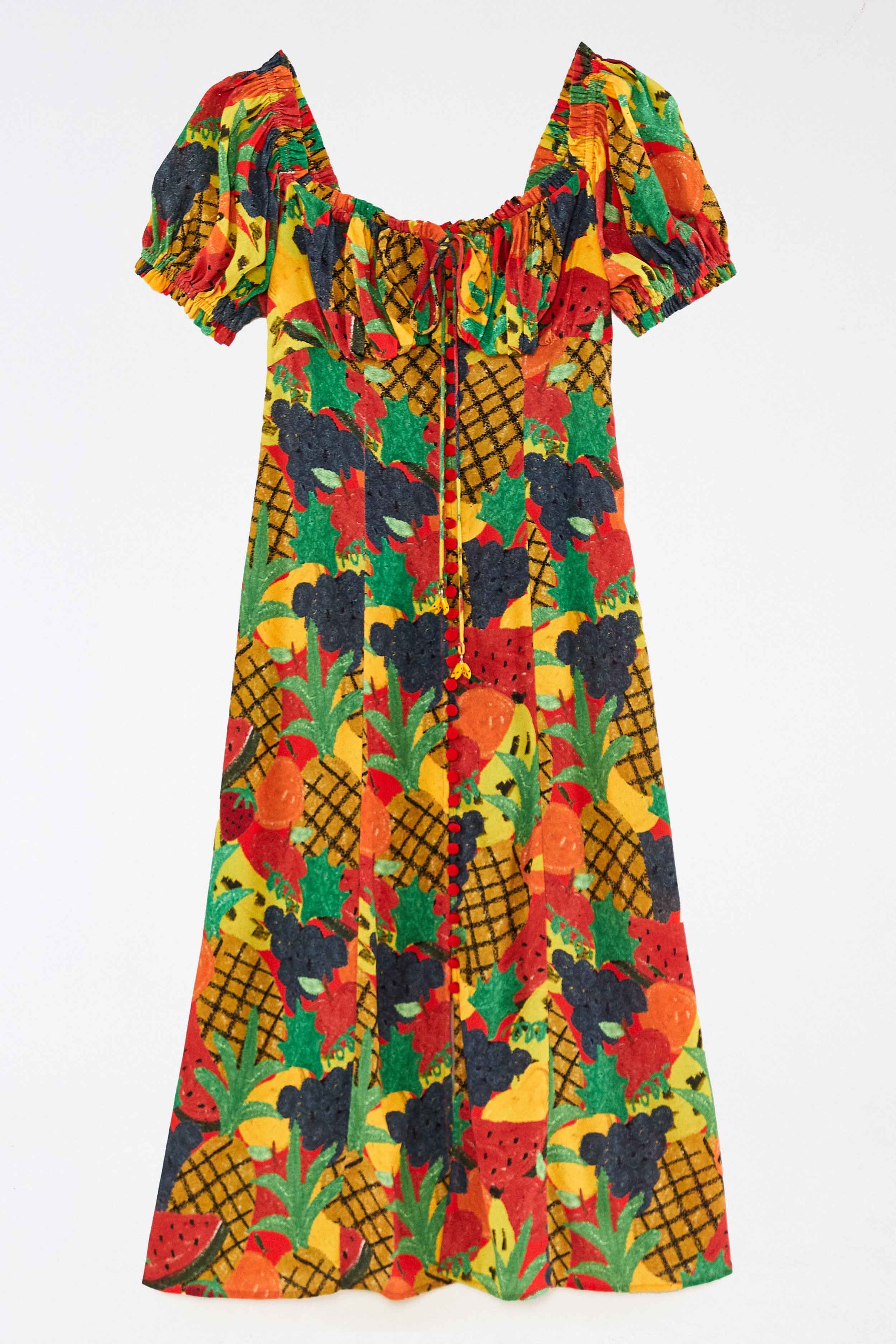 Robe midi Fruit Salad - Multicolore