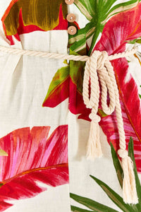 Combinaison Spring Forest en lin - Multicolore