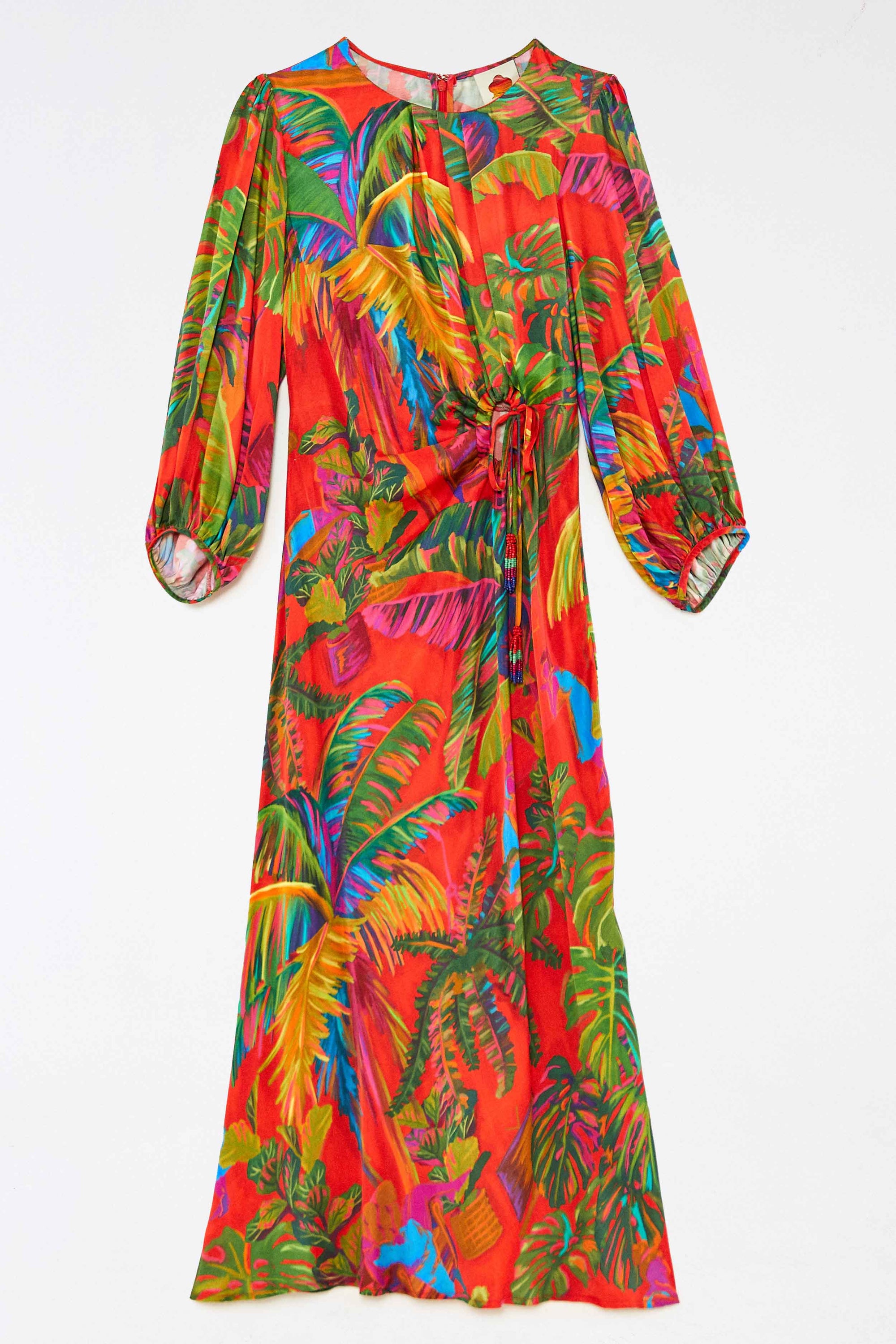 Robe midi Urban Jungle - Orange