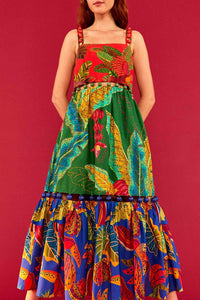 Multicolor Robe midi - Multicolor