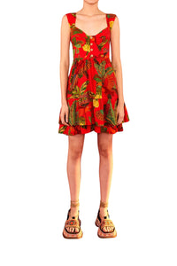 Red Forest Birds Robe courte - Red Forest Birds