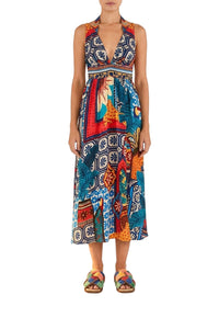 Forest Tiles Robe midi - Forest Tiles