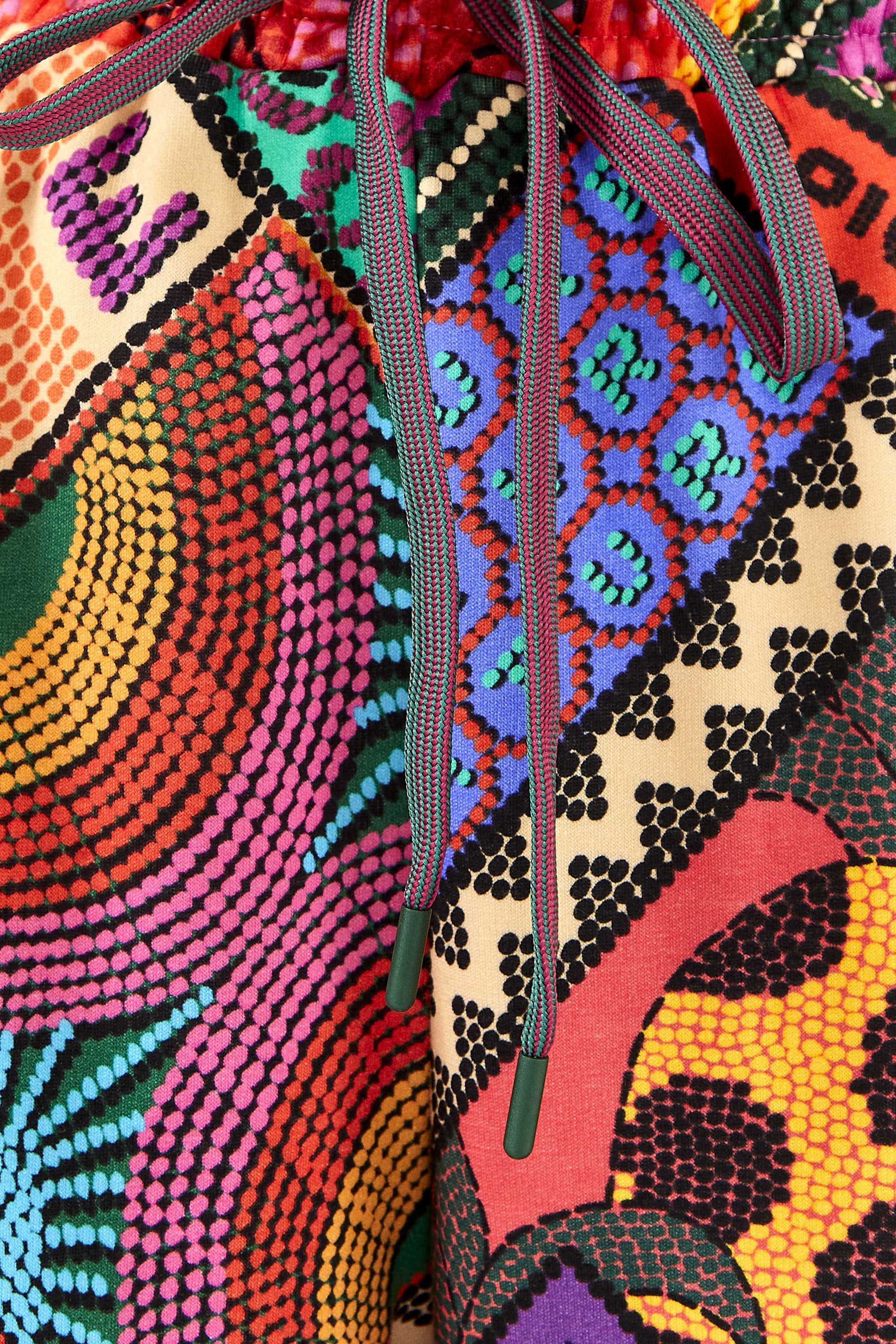 Pantalon de survêtement en coton mélangé - Multicolore