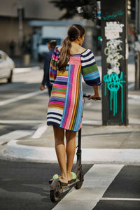 Mixed Stripes Robe courte - Mixed Stripes