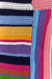 MEDIA OFF LINE_Robe courte à rayures en coton - Multicolore