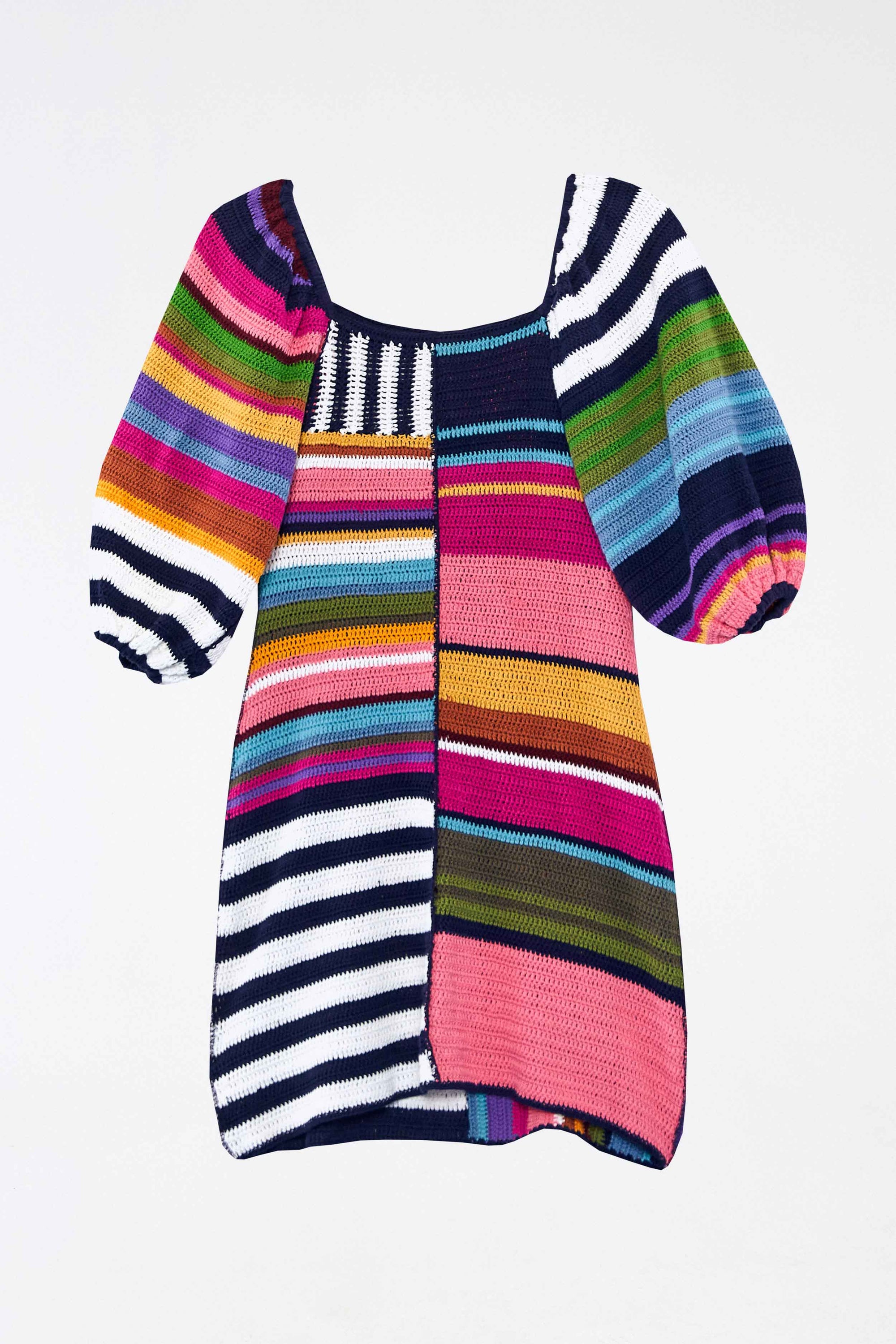 Mixed Stripes Robe courte - Mixed Stripes