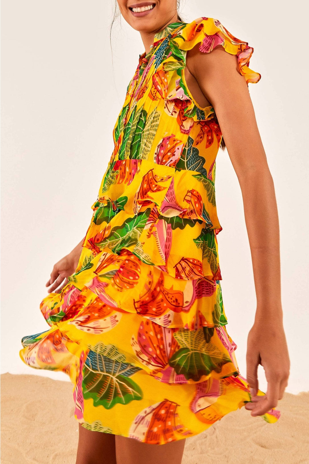 MEDIA OFF LINE_Robeille courte Beaks & Bananas - Yellow