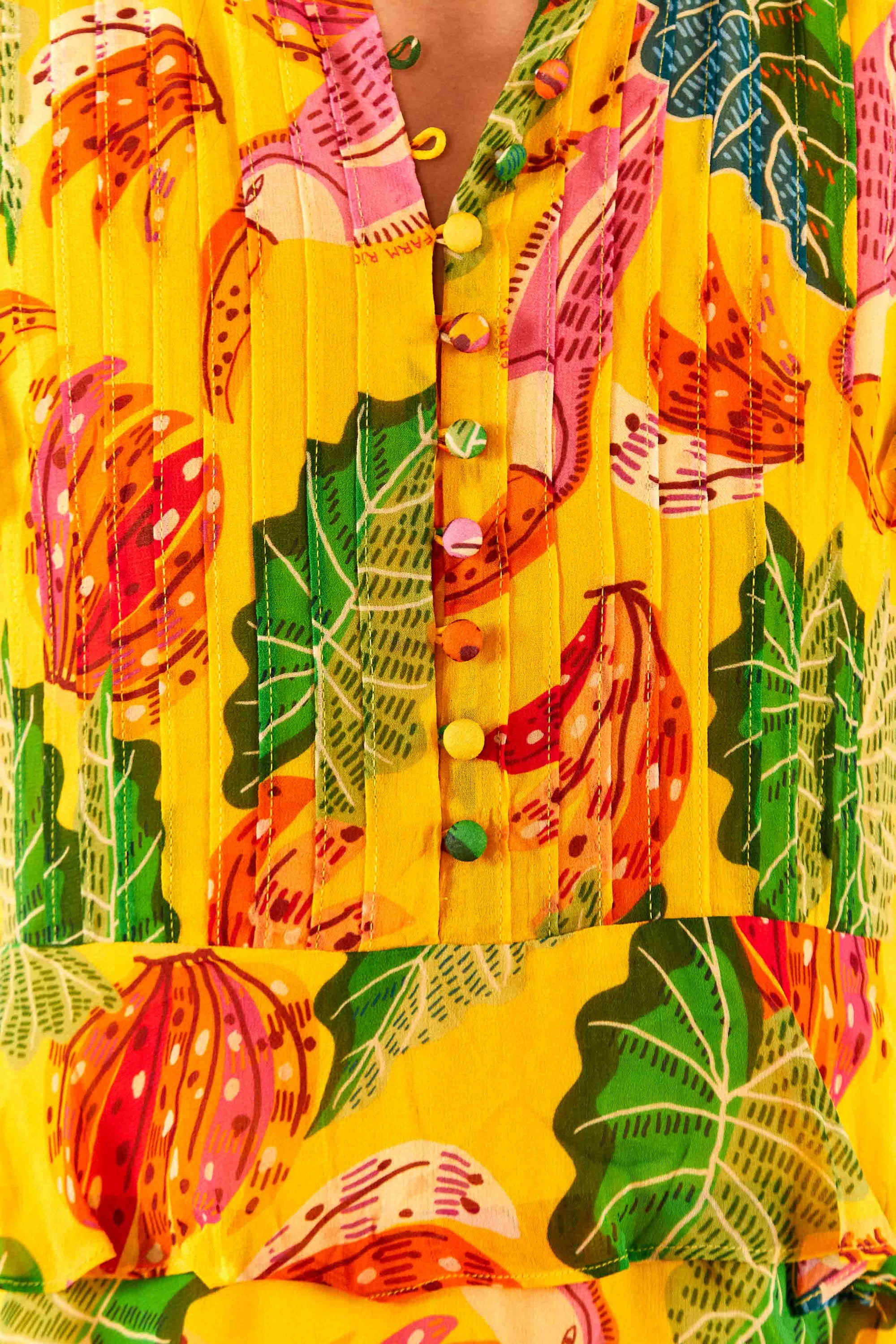 MEDIA OFF LINE_Robeille courte Beaks & Bananas - Yellow