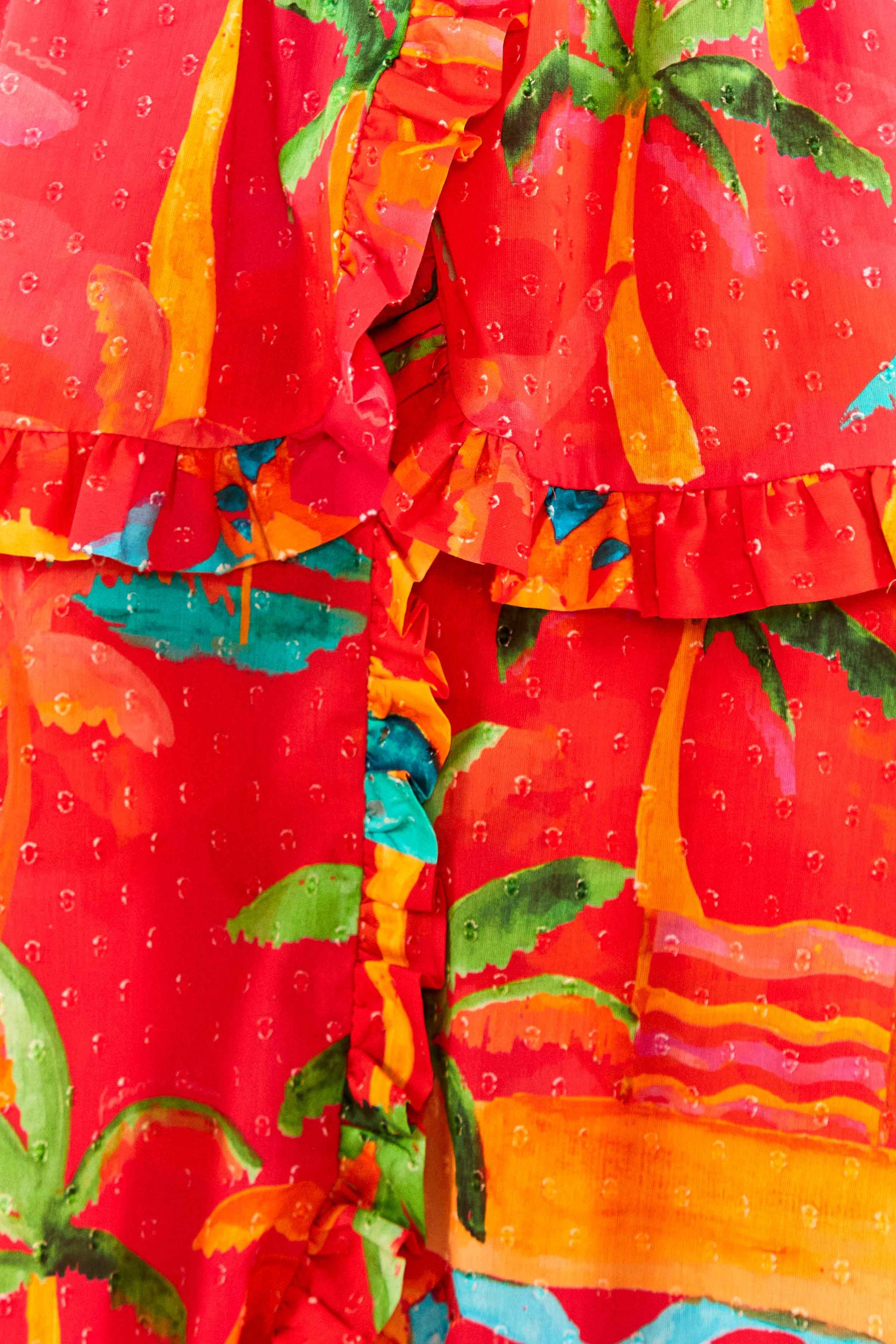 Robe longue Ipanema en coton - Orange