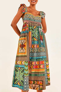 Banana Scarves Robe midi - Banana Scarves