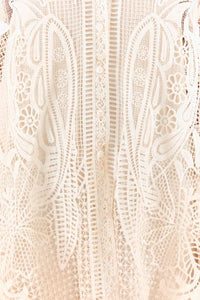 Tropical Wind Guipire Shirt - White