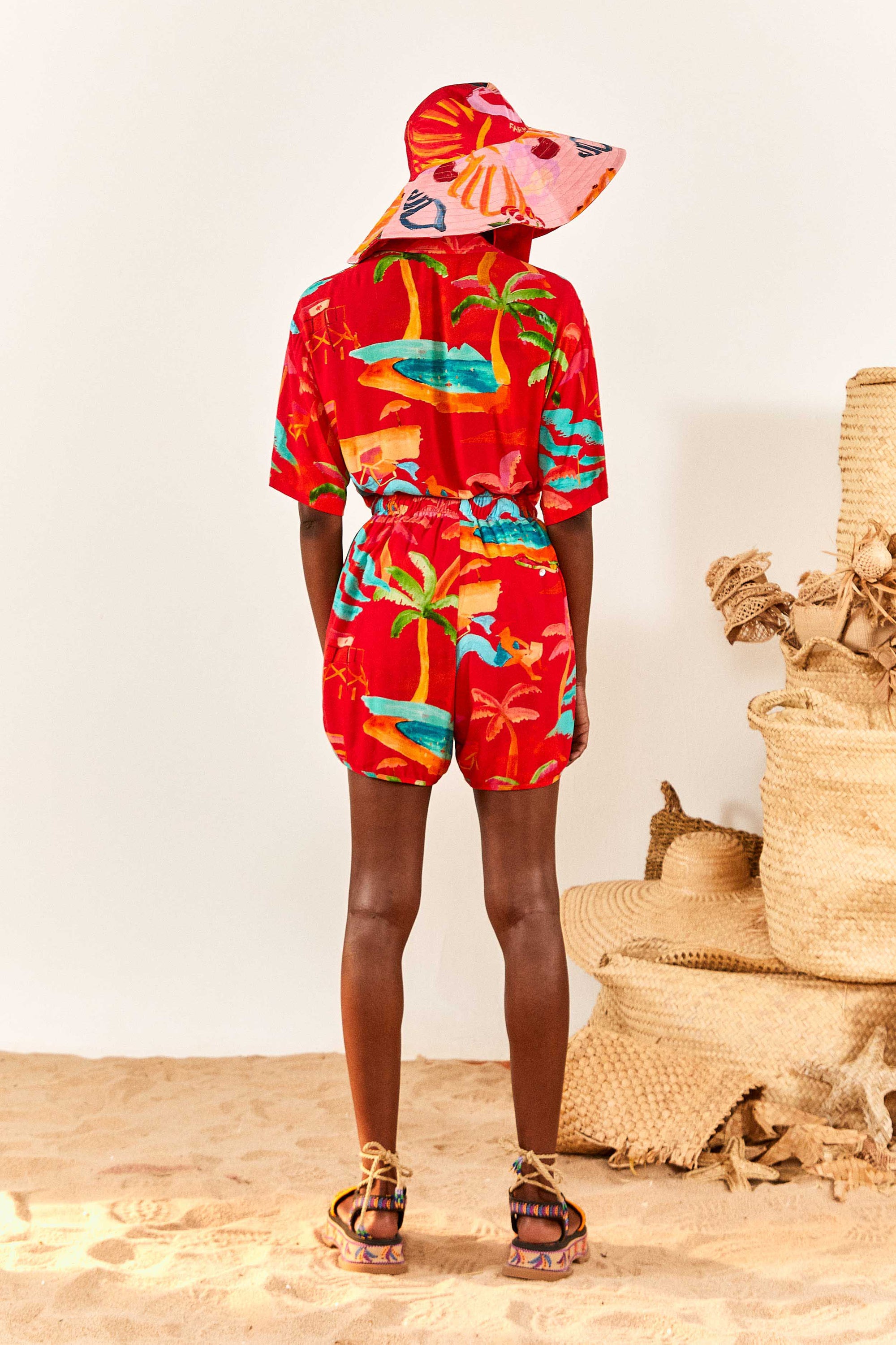 MEDIA OFF LINE_Short Ipanema - Rouge