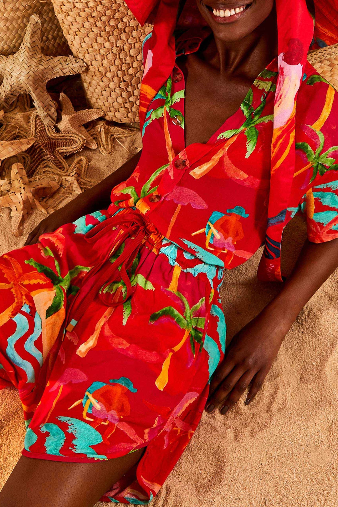 MEDIA OFF LINE_Short Ipanema - Rouge