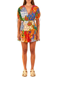 Robe courte Sunny Mix - Multicolore