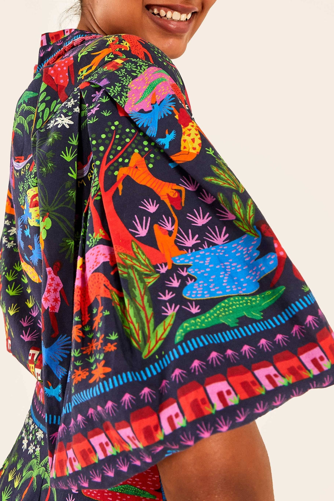Blouse Animal Utopia - Multicolore